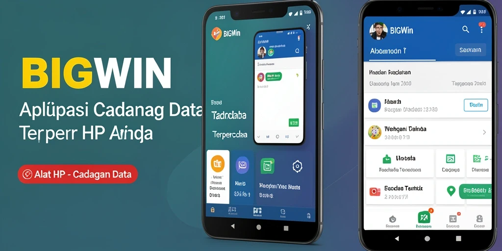 Screenshot aplikasi BIGWIN menampilkan antarmuka pengguna yang sederhana dan intuitif.