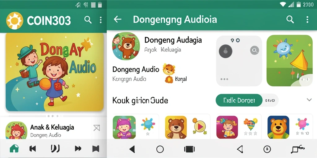 Antarmuka COIN303 yang menarik dengan pilihan dongeng audio.