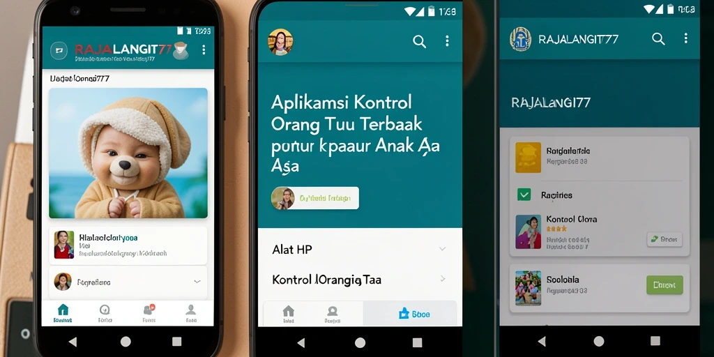 Antarmuka sederhana dan efisien untuk kontrol orang tua.