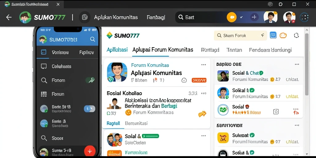 Antarmuka pengguna SUMO777 yang menarik dan interaktif.